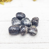 Astrophyllite in Quartz Tumbled Gemstone - Single Stone