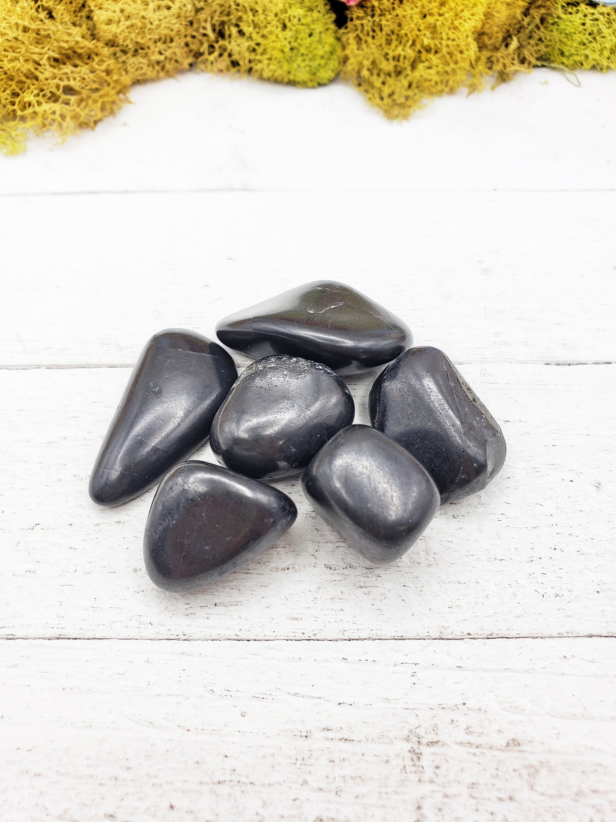 shungite stones on board