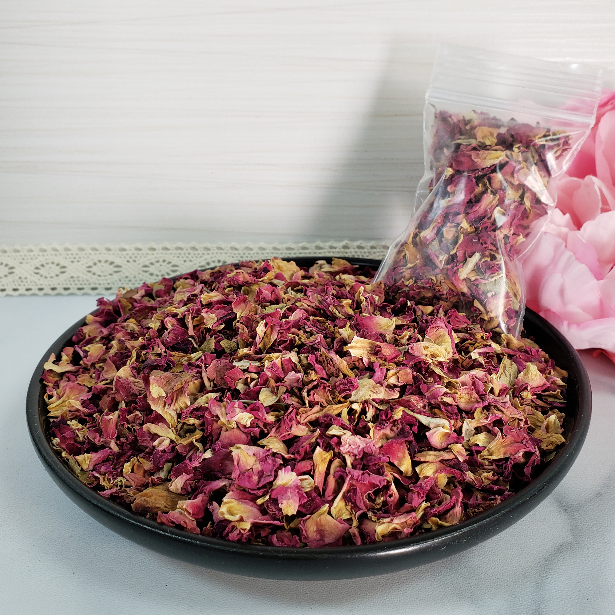 Dried Red Rose Petals Natural Dried Floral Herb | 3 Grams - 3