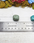 african turquoise stones by ruler