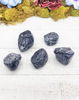 Apache Tear Tumbled Gemstone - Obsidian Crystal - Single Stone