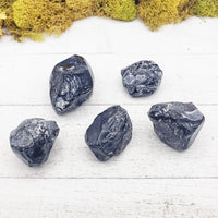 Apache Tear Tumbled Gemstone - Obsidian Crystal - Single Stone