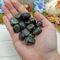 Gold Sheen Rainbow Obsidian Tumble - Single Stone or Ounce