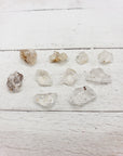 hyalite crystals on white display board