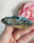 Unique Chrysocolla Crystal Cluster Natural Mineral Formation on Matrix | Aleph - 2