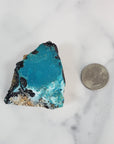 Unique Chrysocolla Crystal Cluster Natural Mineral Formation on Matrix | Aleph - 3