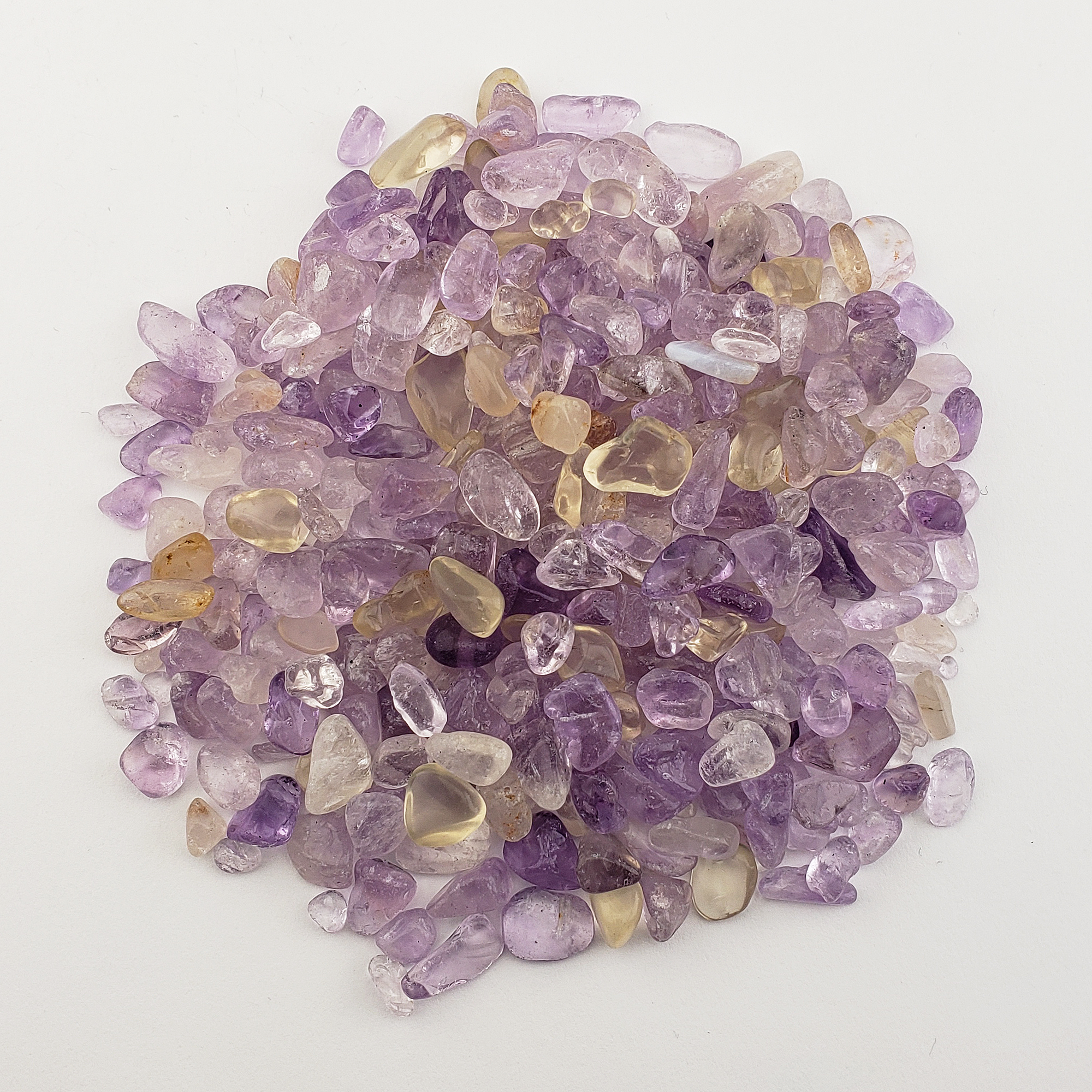 Ametrine Amethyst Citrine Crystal Natural Gemstone Chips By the Ounce - 2