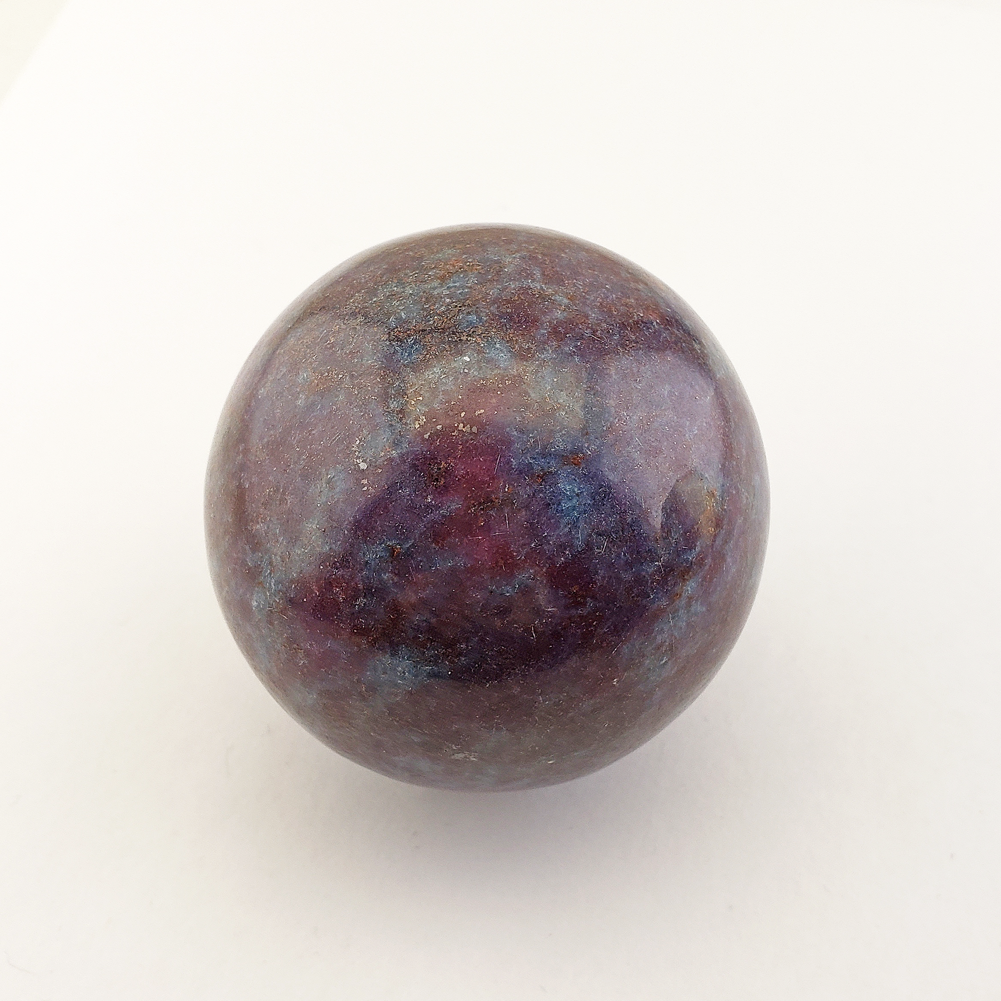 Unique Ruby Kyanite Crystal Sphere Natural Gemstone Orb | 60mm | Anahit