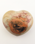 Unique Polychrome Jasper Stone Heart Natural Crystal | 73mm | Annatto - 3