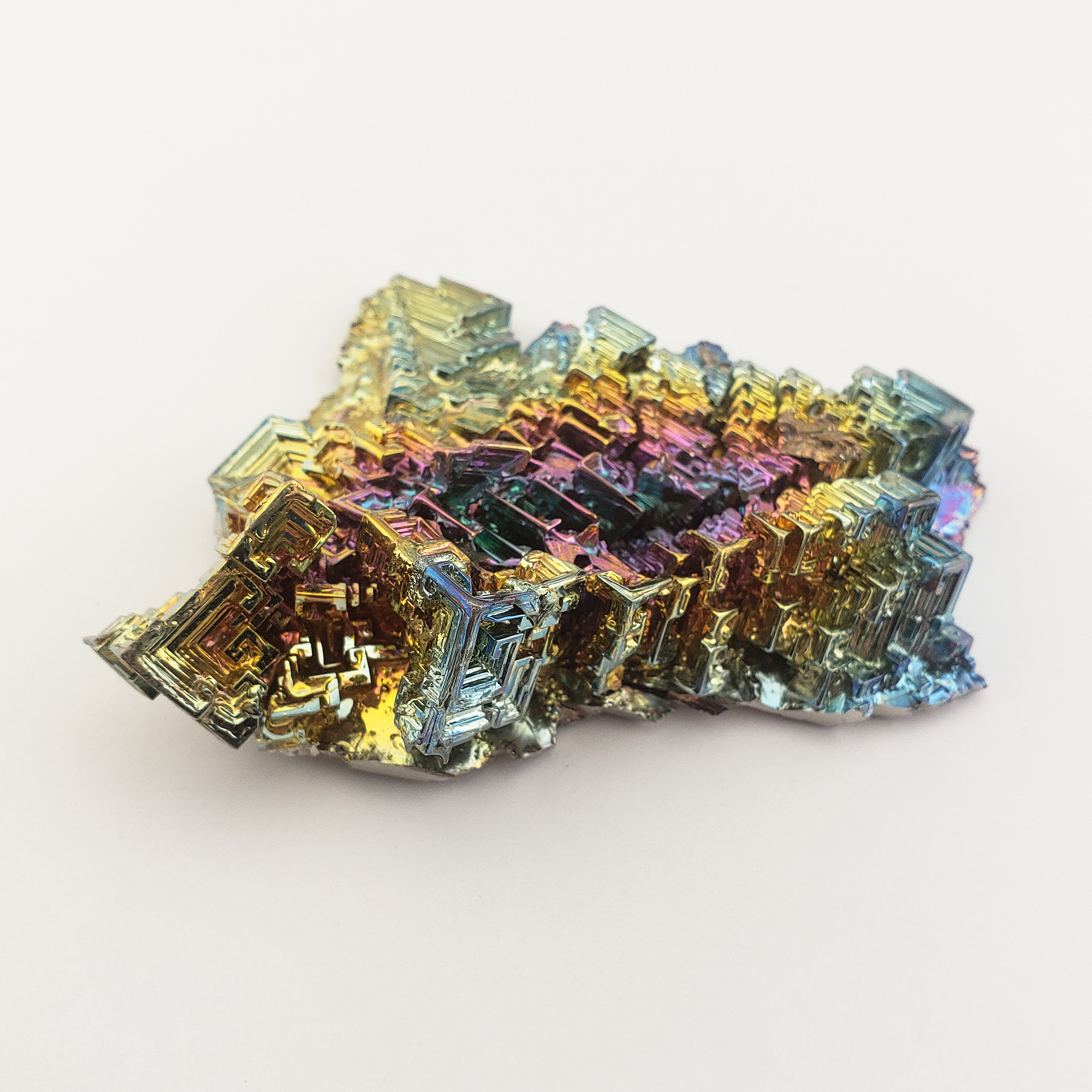 Unique Jumbo Bismuth Crystal Cluster | Anuenue