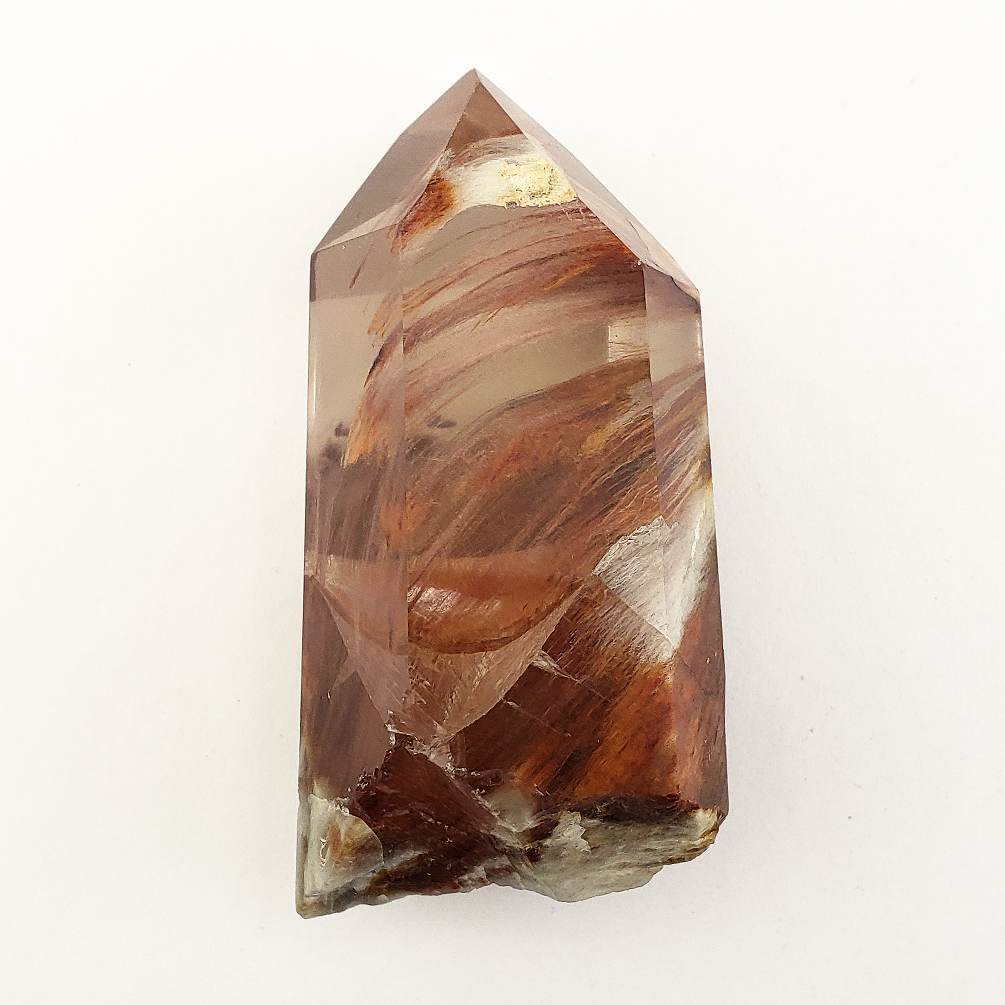 Unique Angel Phantom Quartz Amphibole Quartz Crystal Point Natural Gemstone Semi-Polished High Quality | Azrael - 10