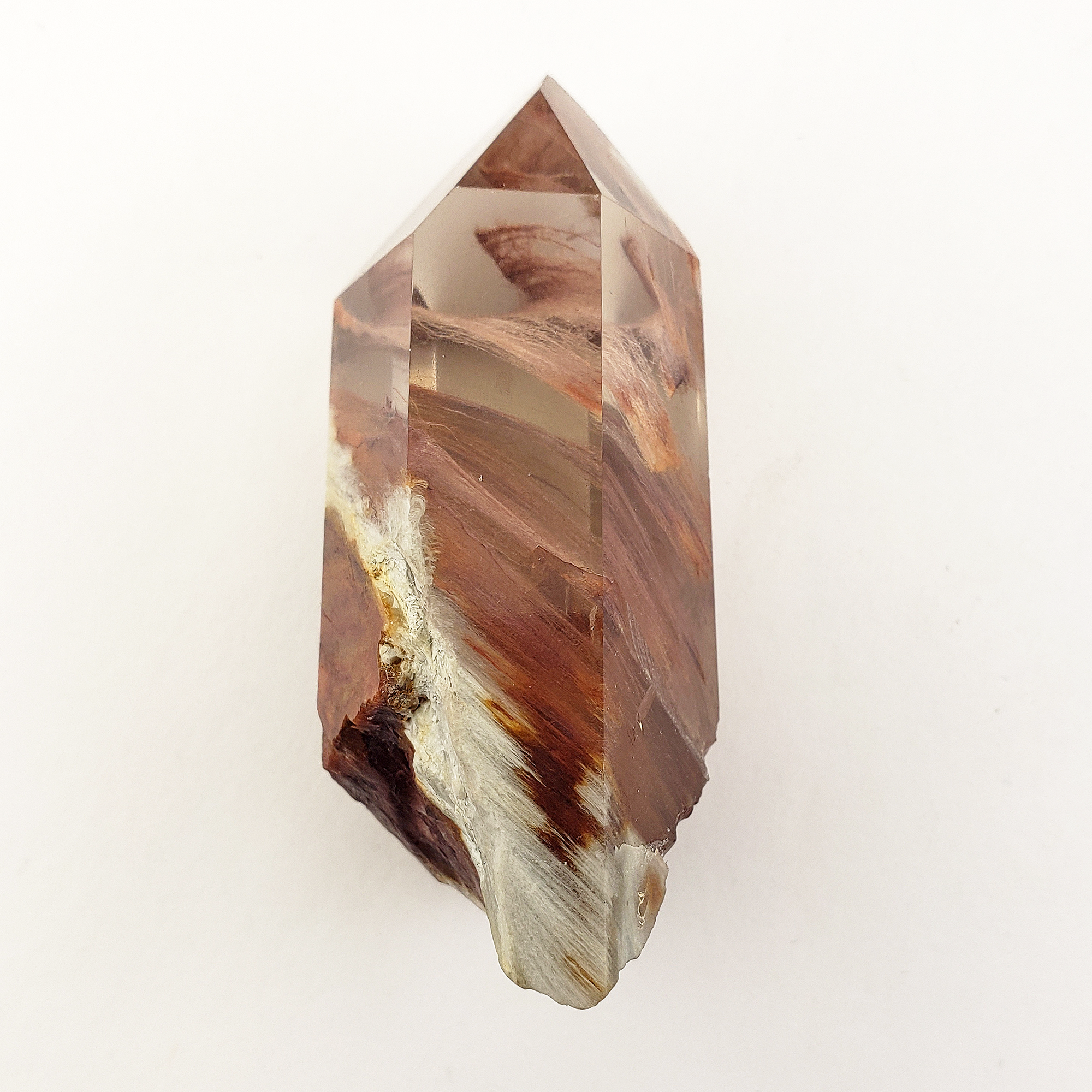 Unique Angel Phantom Quartz Amphibole Quartz Crystal Point Natural Gemstone Semi-Polished High Quality | Azrael - 12