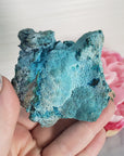 Unique Chrysocolla Crystal Cluster Natural Mineral Formation on Matrix | Beth - 5