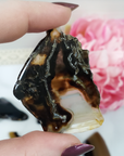 Banded Agate Slice Natural Stone Slab Gemstone Slice | SMALL - 4