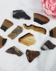 Banded Agate Slice Natural Stone Slab Gemstone Slice | SMALL