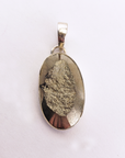 Unique Pyrite Crystal Natural Gemstone 925 Sterling Silver Pendant - Barclay - 4