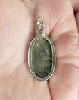Unique Pyrite Crystal Natural Gemstone 925 Sterling Silver Pendant - Barclay - 2