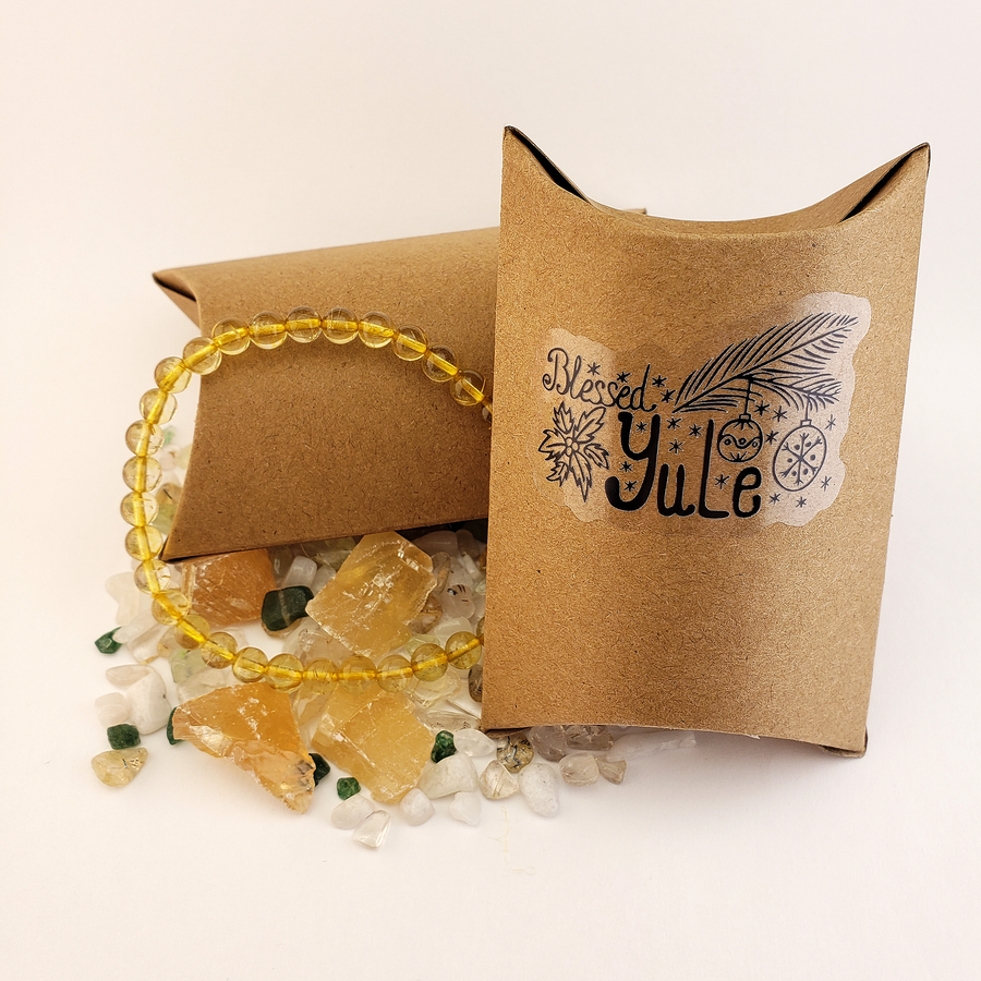 Be Blessed Holiday Crystal Confetti Stocking Stuffer Mystery Gift Box