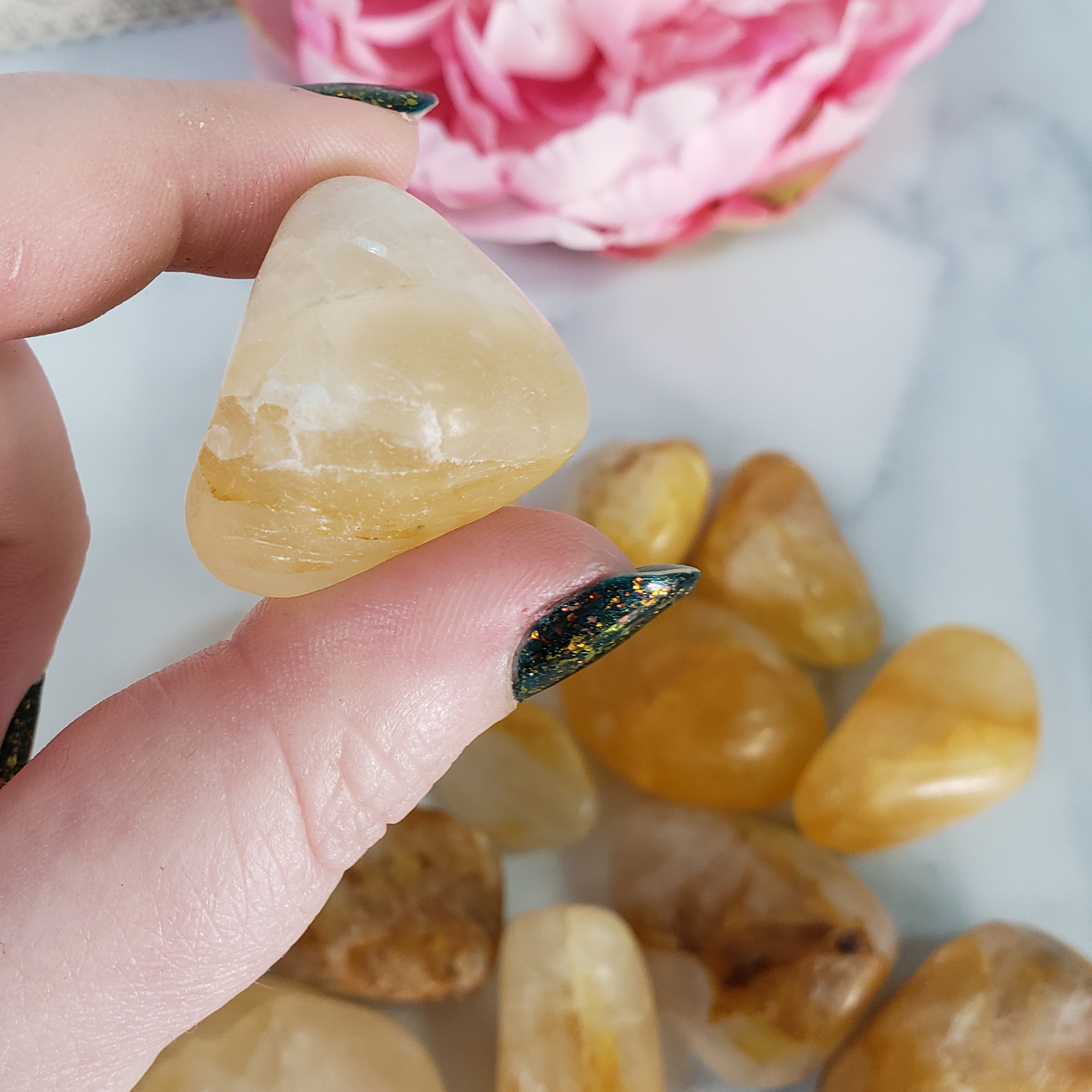 Golden Healer Hematoid Quartz Crystal Natural Gemstone Tumbled Stone | Freeform | Multiple Sizes! - 6