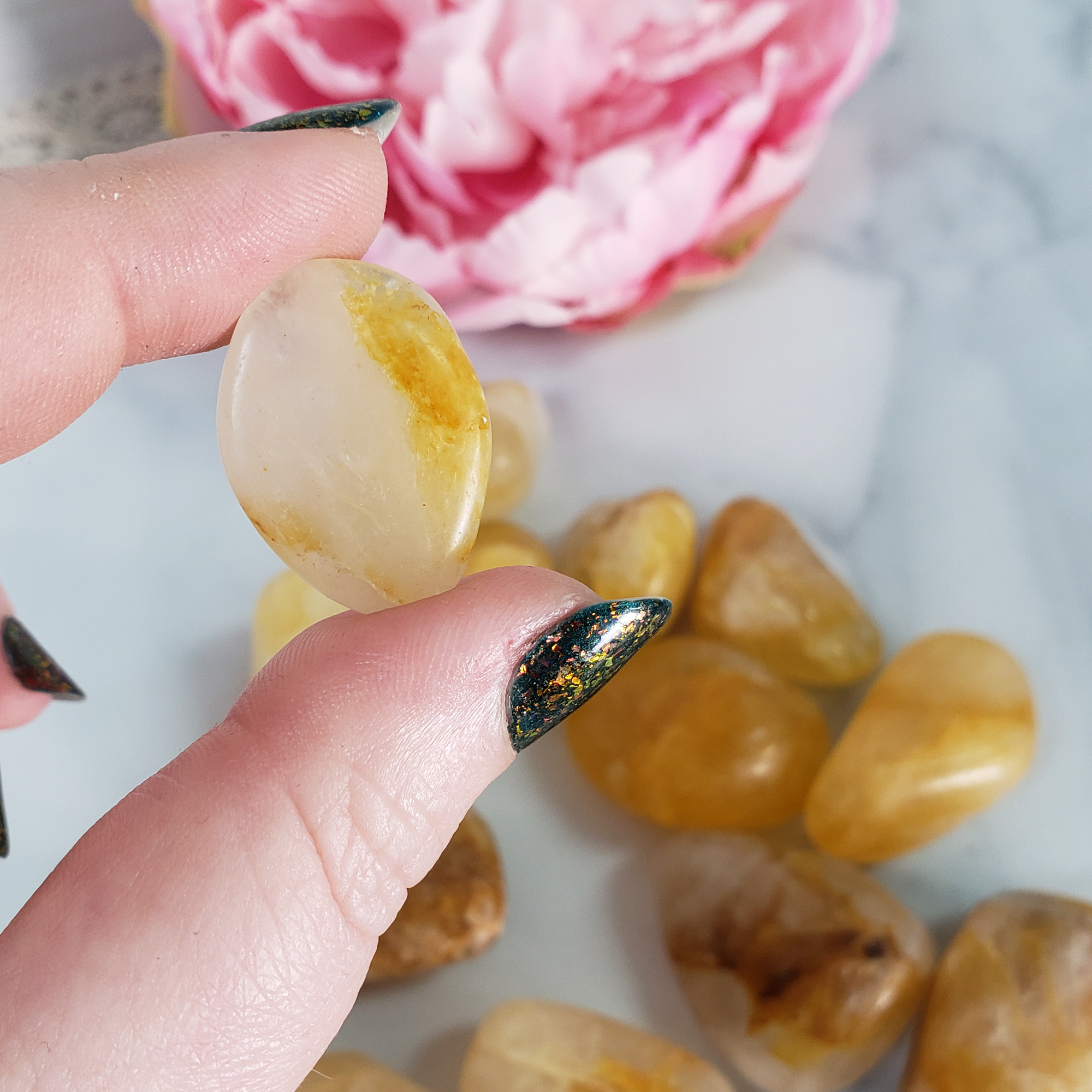 Golden Healer Hematoid Quartz Crystal Natural Gemstone Tumbled Stone | Freeform | Multiple Sizes! - 9