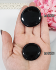 Obsidian Natural Crystal Palm Stone Worry Stone Meditation Tool | Multiple Sizes - 2