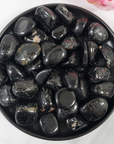 Black Tourmaline Crystal Natural Gemstone Tumbled Stone