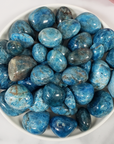 Blue Apatite Crystal Natural Gemstone Tumbled Stone | One Stone | Multiple Sizes! - 2