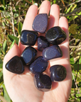 Blue Goldstone Crystal Manmade Gemstone Tumbled Stone | One Stone - 7