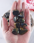Multi Blue Tigers Eye Crystal Natural Gemstone Tumbled Stone - 2