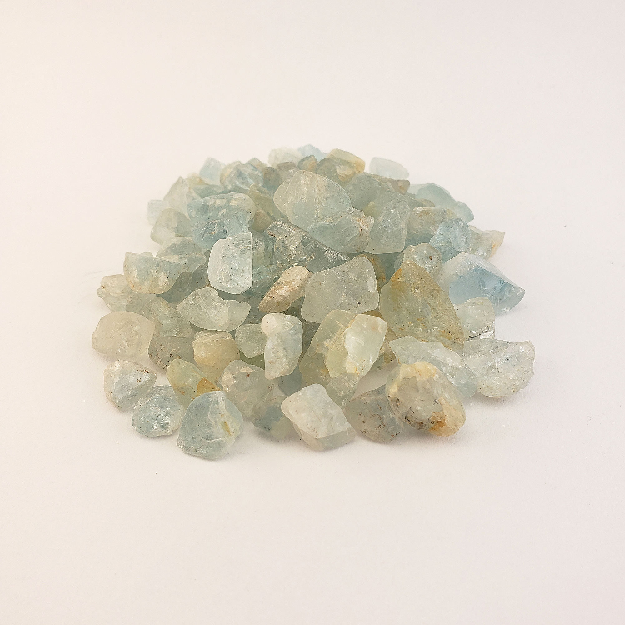 Light Blue Topaz Raw Crystals Rough Gemstones by the Half Ounce