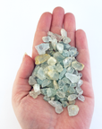 Light Blue Topaz Raw Crystals Rough Gemstones by the Half Ounce - Full Batch in Hand