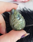 Unique 48 Carat Labradorite Cabochon Natural Gemstone Carving | Borrage