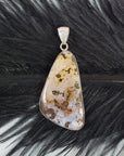 Unique Boulder Opal Natural Gemstone 925 Sterling Silver Pendant - 3