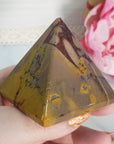 Unique Mookaite Stone Natural Crystal Pyramid | 2 Inch Base | Bravery - 2