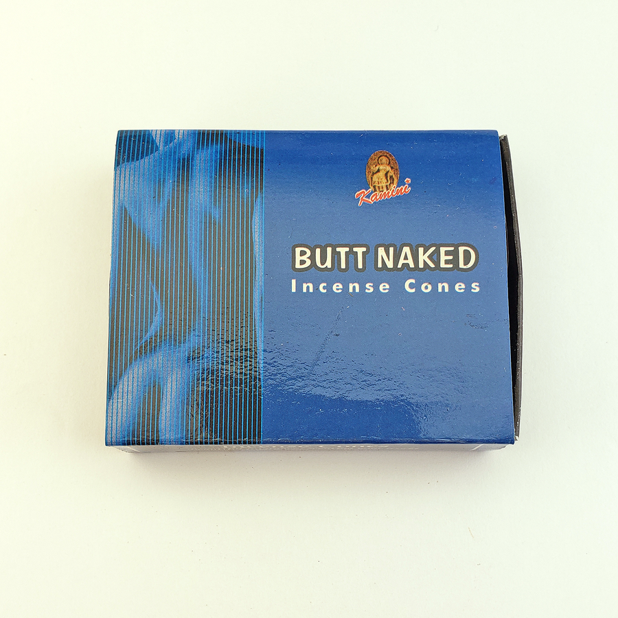 Butt Naked Scented Kamini Incense Cones - Set of 10 Incense Cones