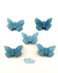  Rainbow Resin Butterfly Totem Figurine - Handmade Valentine's Day Gift - Blue
