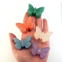  Rainbow Resin Butterfly Totem Figurine - Handmade Valentine's Day Gift