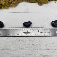 Black Agate Natural Tumbled Polished Gemstone - One Stone