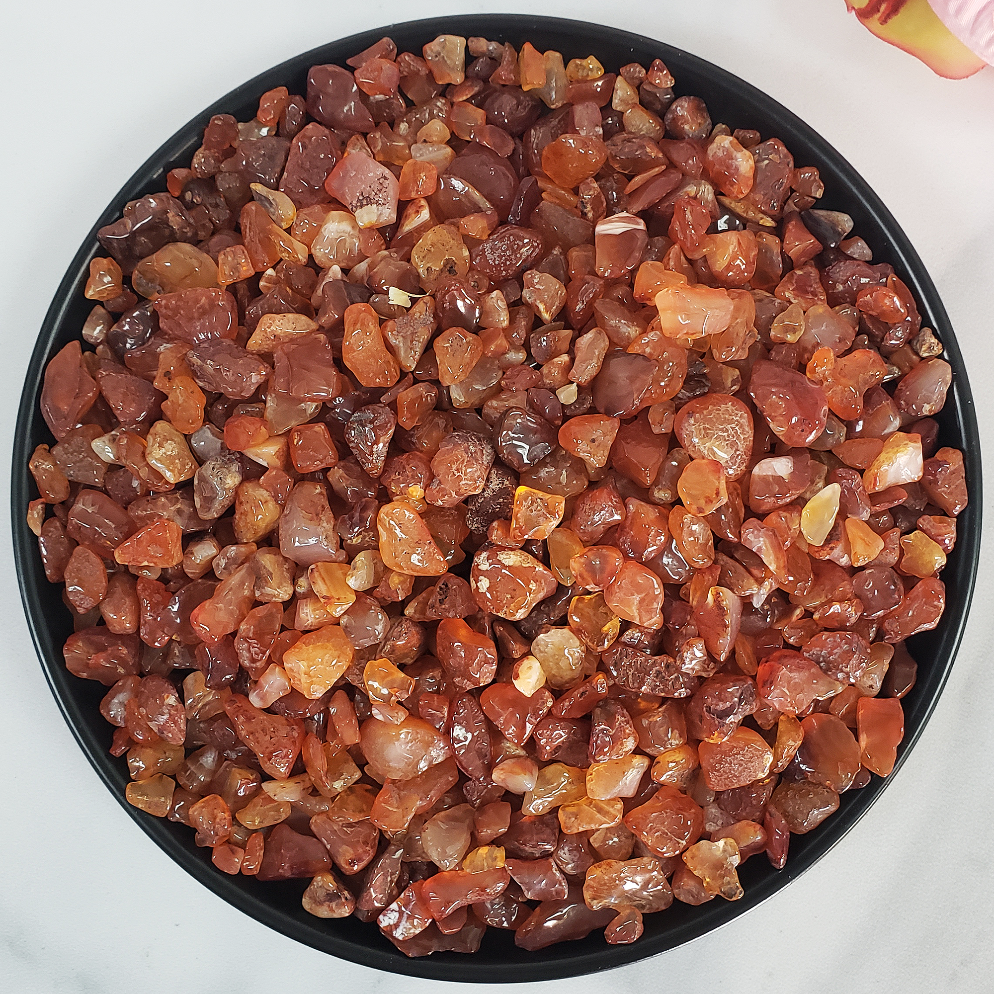 Carnelian Stone Natural Gemstone Crystal Chips By the Ounce - 3