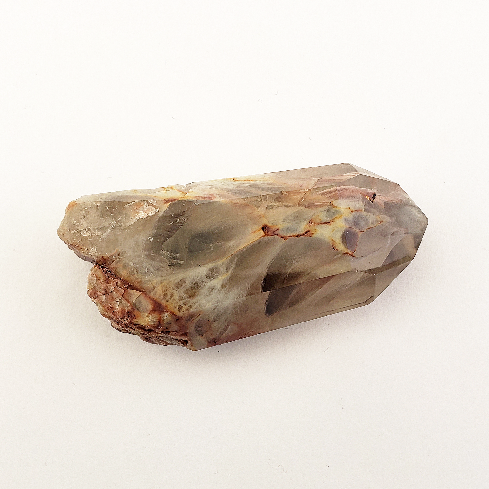 Unique Angel Phantom Quartz Amphibole Quartz Crystal Point Natural Gemstone Semi-Polished High Quality | Chamuel - 14