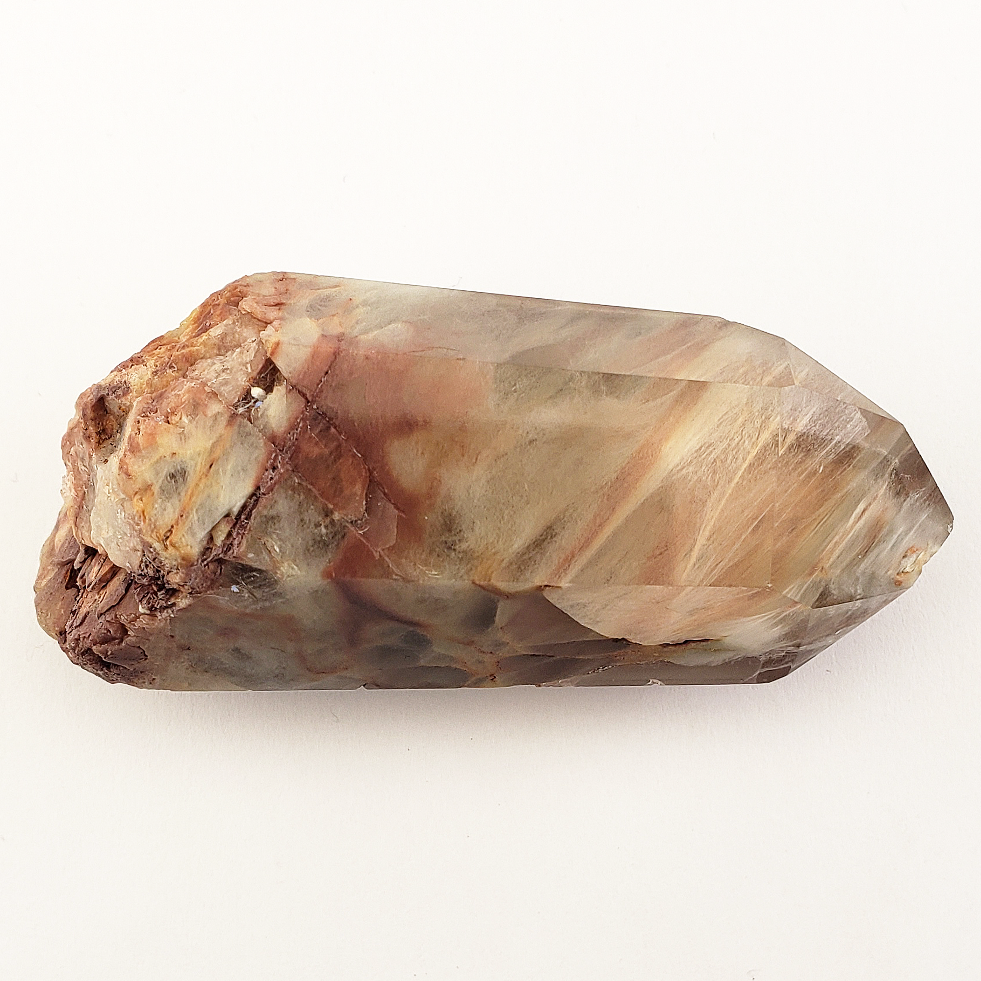 Unique Angel Phantom Quartz Amphibole Quartz Crystal Point Natural Gemstone Semi-Polished High Quality | Chamuel - 16