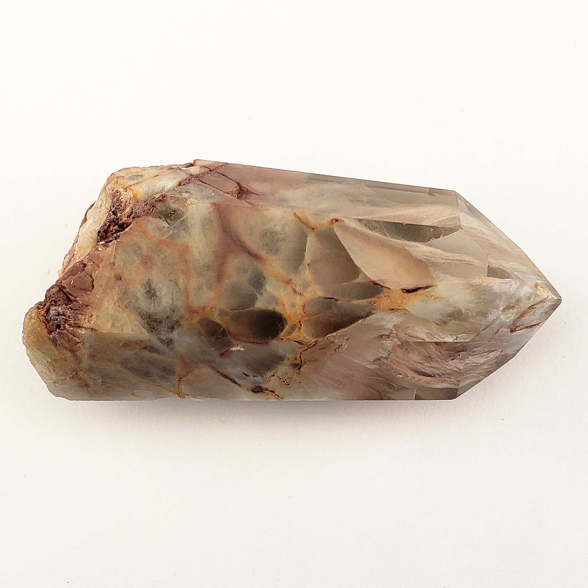 Unique Angel Phantom Quartz Amphibole Quartz Crystal Point Natural Gemstone Semi-Polished High Quality | Chamuel