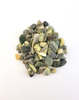 Infinite Serpentine Gemstone Chips By the Ounce - On White Background 2