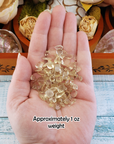 Smoky Quartz & Natural Citrine Crystal Chips by the Ounce - In Hand