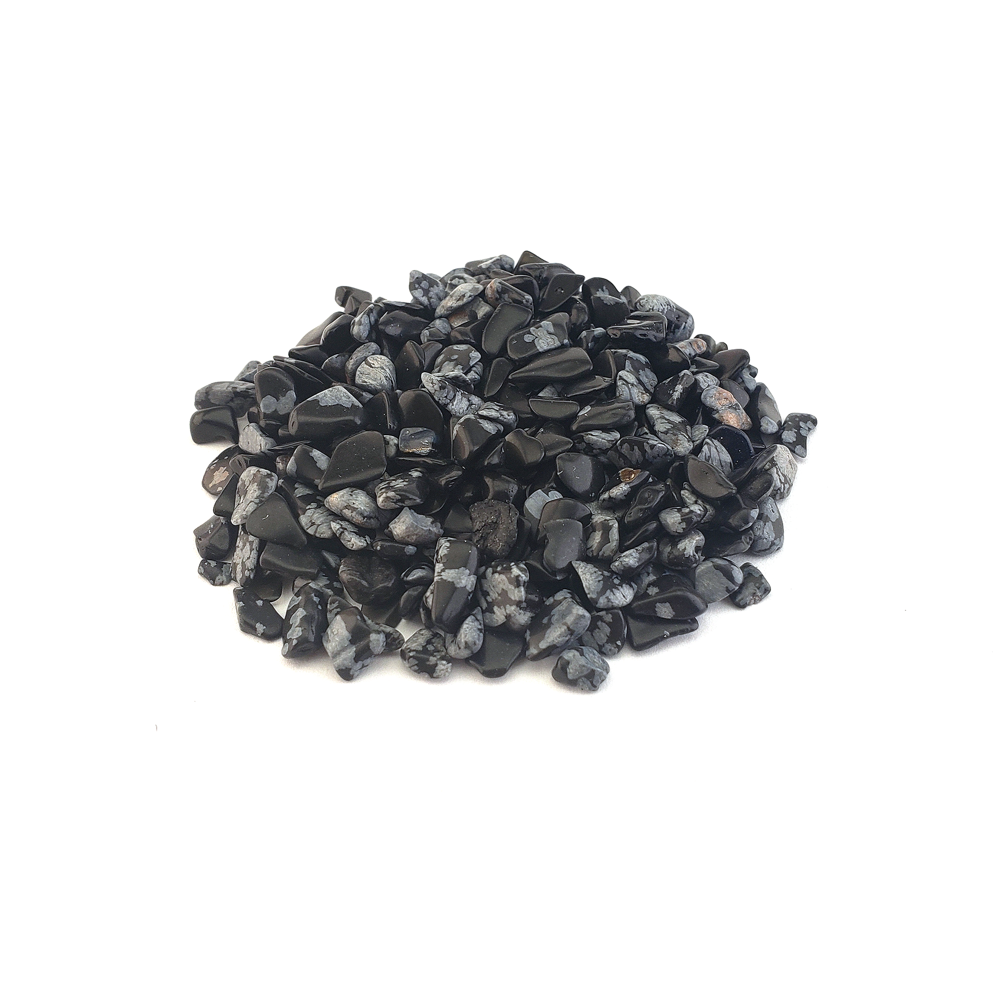 Snowflake Obsidian Natural Crystal Chips by the Ounce