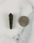Unique Mini Bloodstone Natural Gemstone Double Terminated Crystal Wand | Convivial - 3