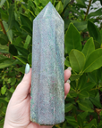 Unique Jumbo Natural Ruby Kyanite Crystal Tower Gemstone Obelisk - Cordelia - Sunlight 2