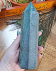 Unique Jumbo Natural Ruby Kyanite Crystal Tower Gemstone Obelisk - Cordelia