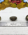 chalcopyrite stones by ruler