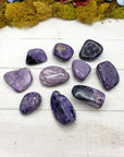 charoite on display